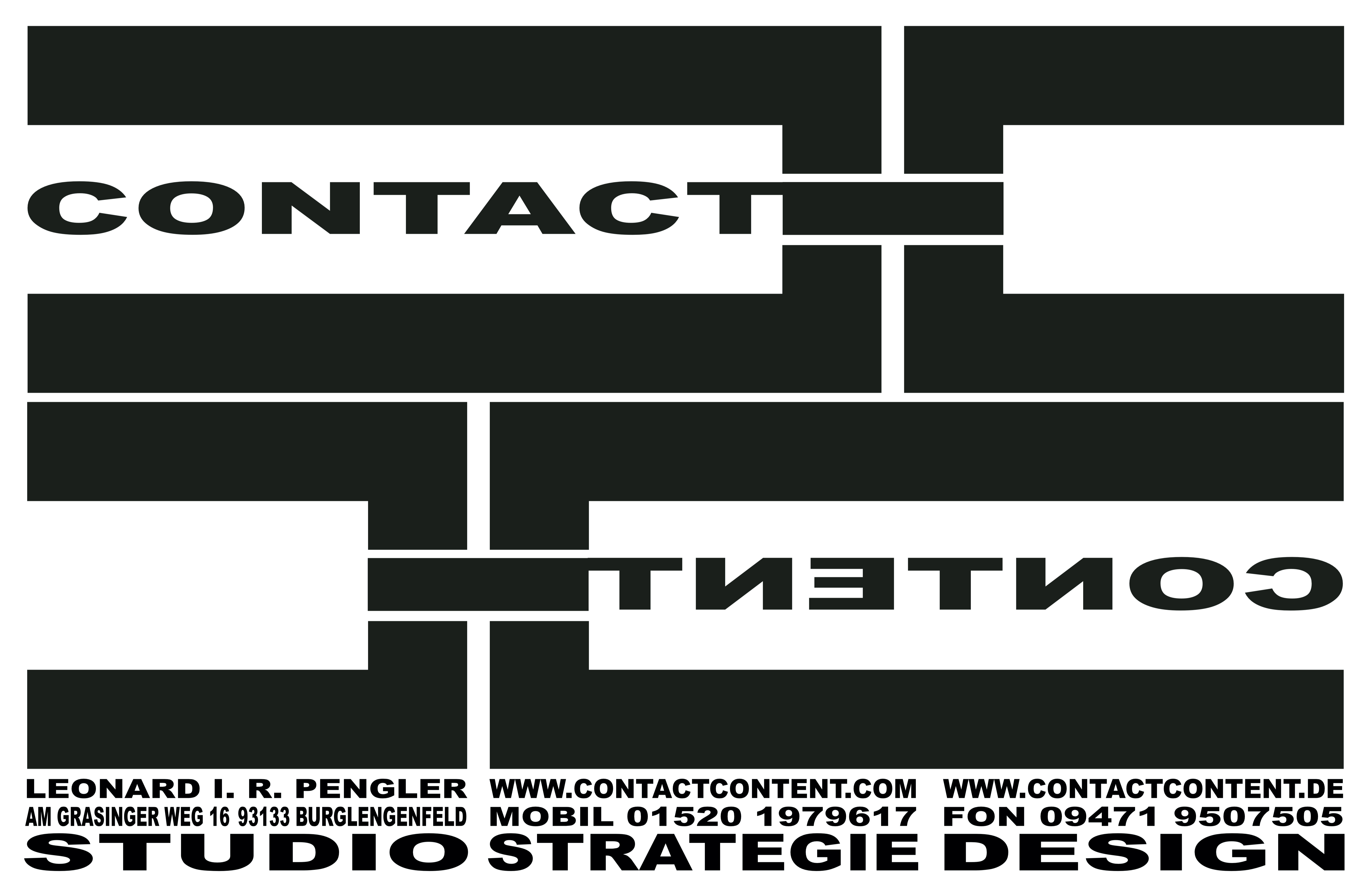 Dieses Bild zeigt das Logo des Unternehmens CONTACTCONTENT - STUDIO FUER STRATEGIE DESIGN
